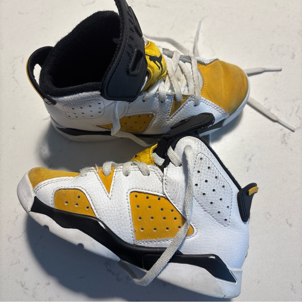Air Jordan 6 Retro PS Yellow Ochre White Black 12c DV3605-170 Nike